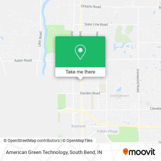 Mapa de American Green Technology