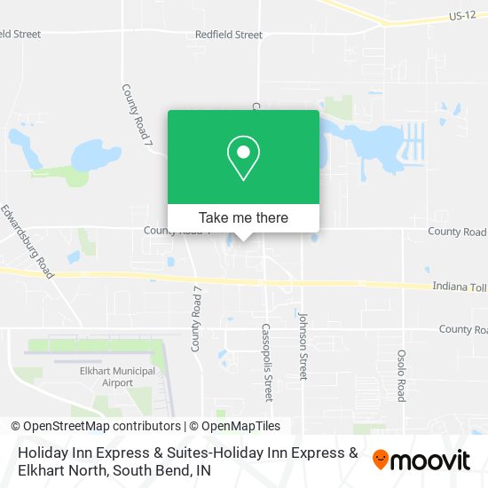 Holiday Inn Express & Suites-Holiday Inn Express & Elkhart North map