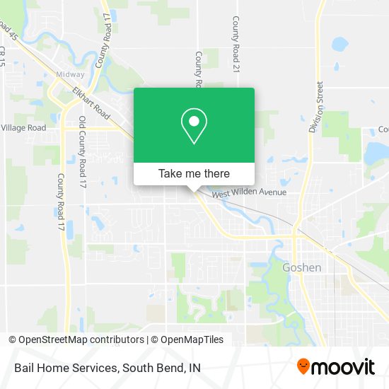 Bail Home Services map