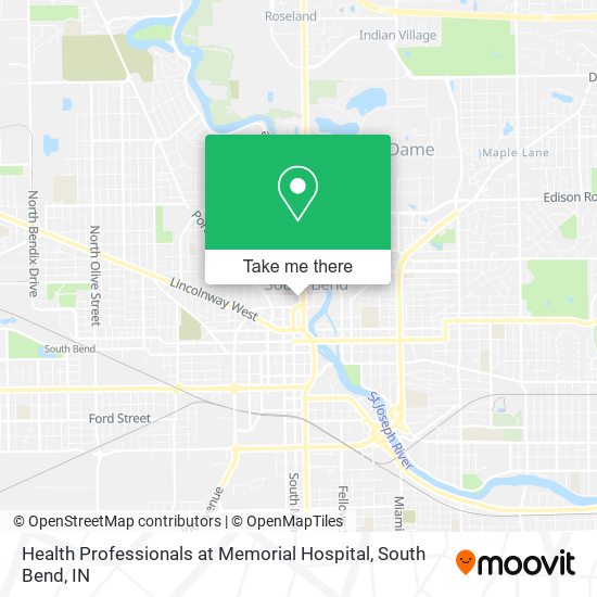 Mapa de Health Professionals at Memorial Hospital
