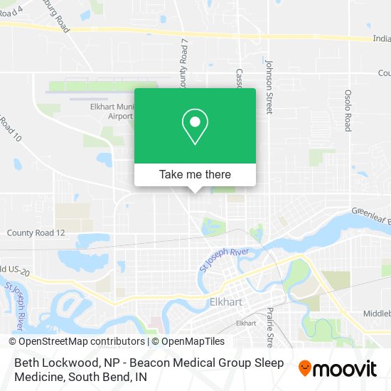 Mapa de Beth Lockwood, NP - Beacon Medical Group Sleep Medicine