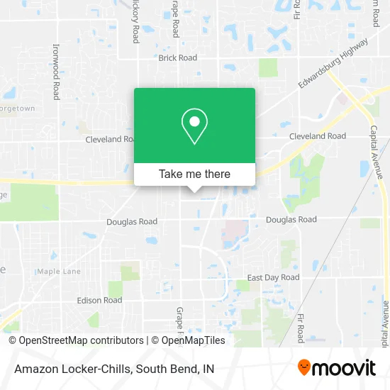 Amazon Locker-Chills map