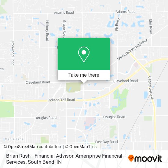 Brian Rush - Financial Advisor, Ameriprise Financial Services map