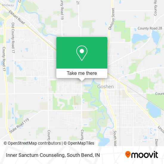 Inner Sanctum Counseling map