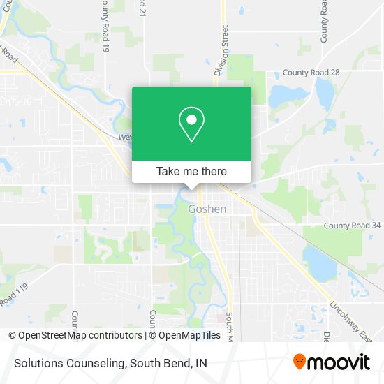 Solutions Counseling map
