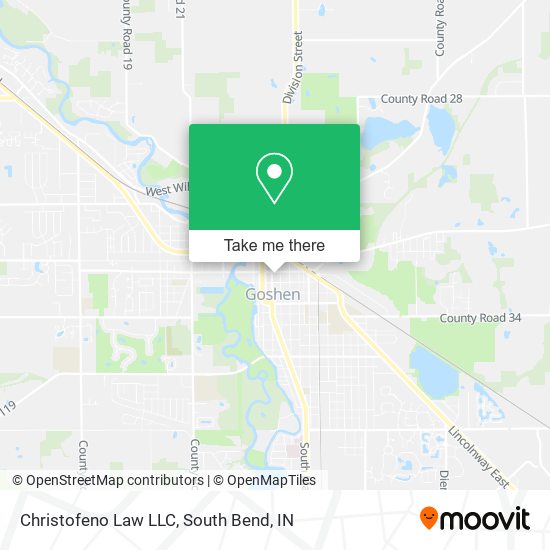 Christofeno Law LLC map