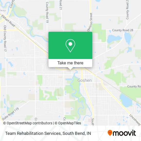 Team Rehabilitation Services map