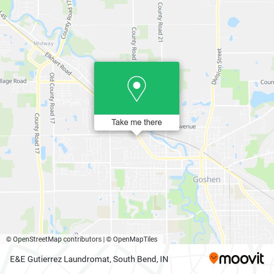 Mapa de E&E Gutierrez Laundromat