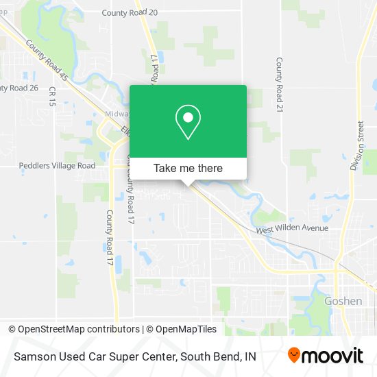 Mapa de Samson Used Car Super Center