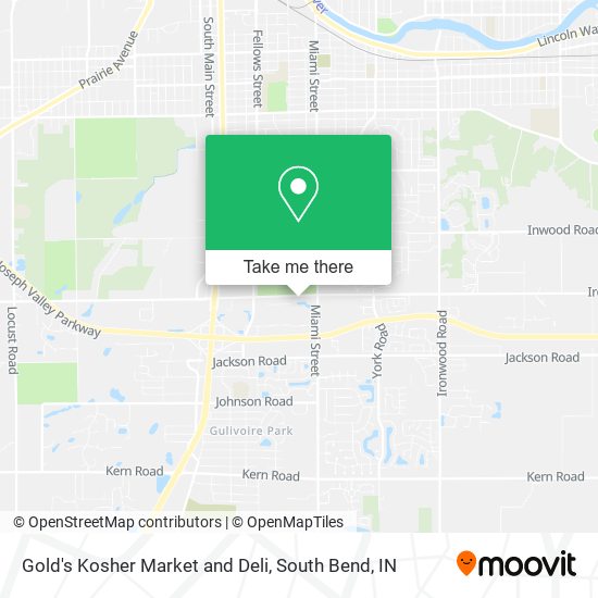 Gold's Kosher Market and Deli map