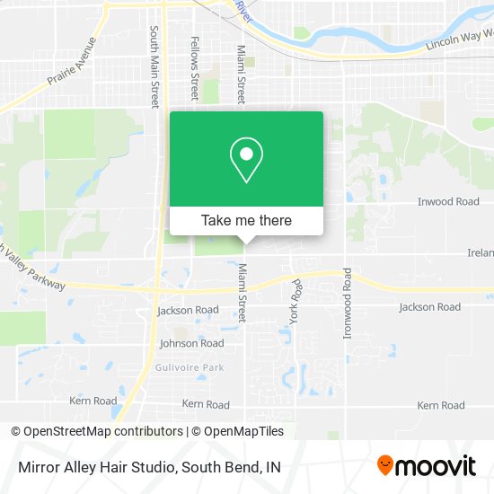 Mirror Alley Hair Studio map
