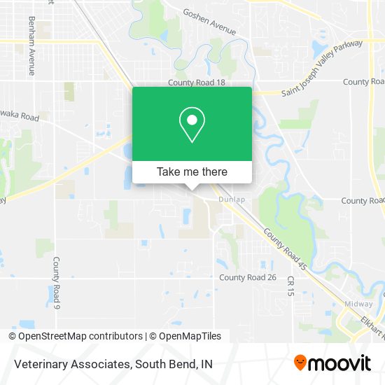 Veterinary Associates map