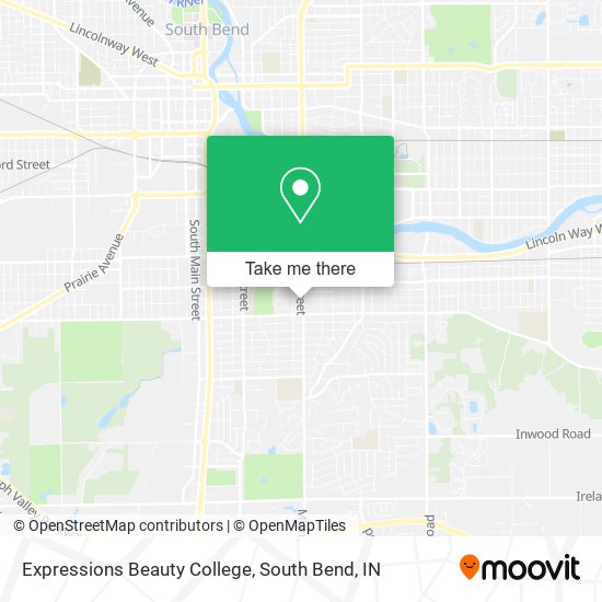 Expressions Beauty College map