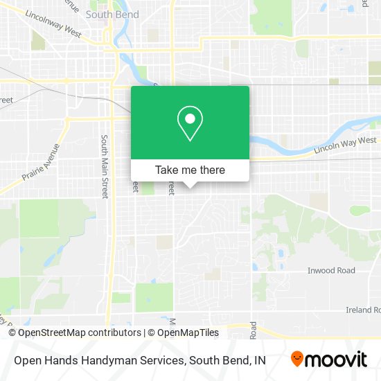 Open Hands Handyman Services map