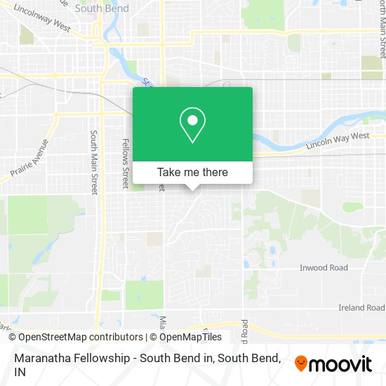 Maranatha Fellowship - South Bend in map