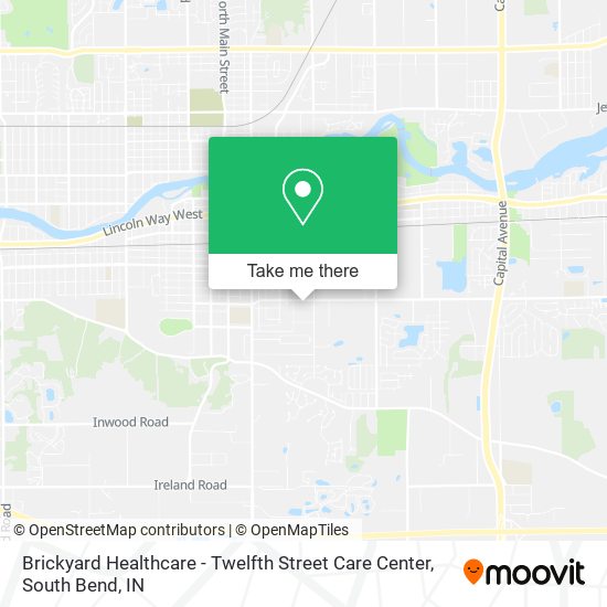 Mapa de Brickyard Healthcare - Twelfth Street Care Center