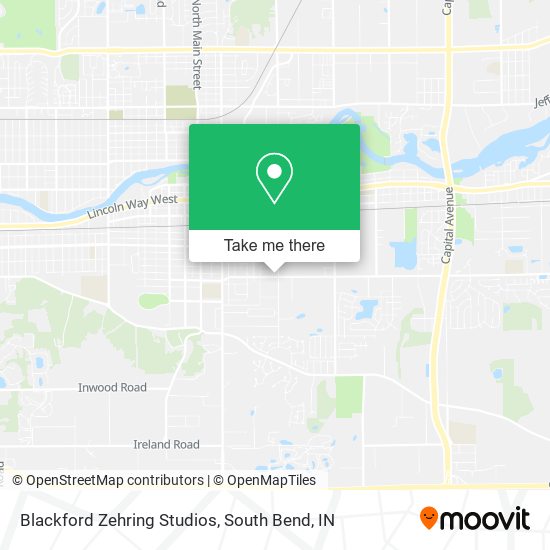 Blackford Zehring Studios map