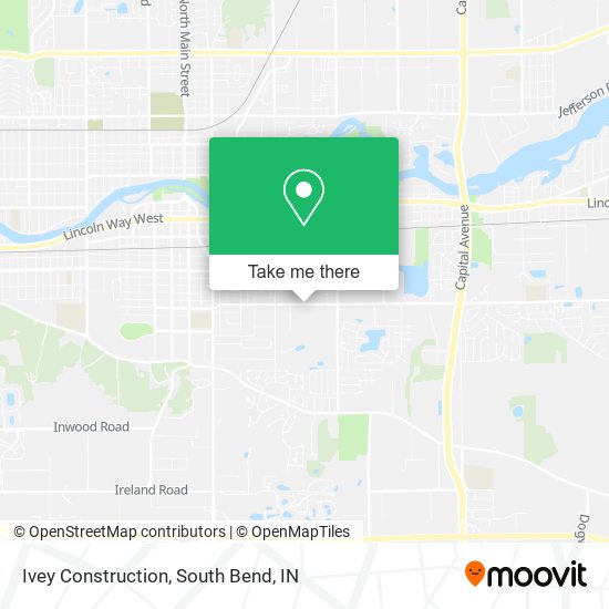 Ivey Construction map