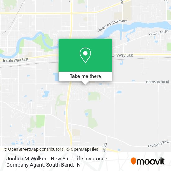 Joshua M Walker - New York Life Insurance Company Agent map