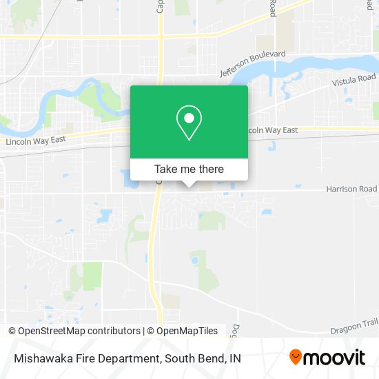 Mishawaka Fire Department map