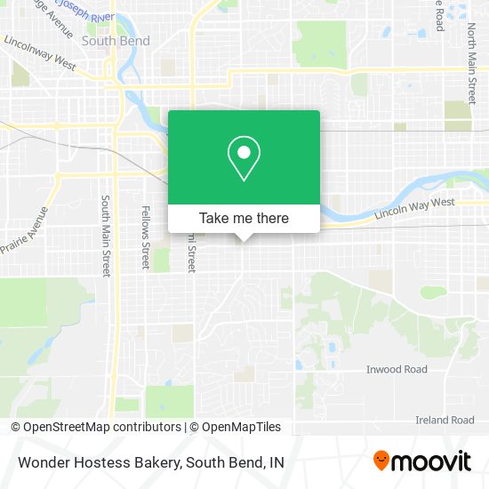 Wonder Hostess Bakery map
