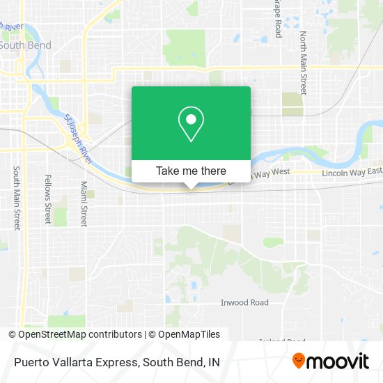 Mapa de Puerto Vallarta Express