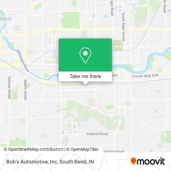 Bob's Automotive, Inc map