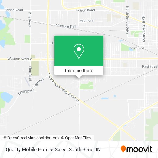 Quality Mobile Homes Sales map