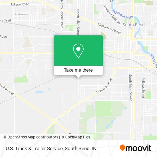 Mapa de U.S. Truck & Trailer Service