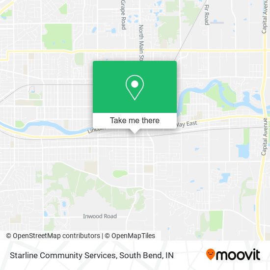 Starline Community Services map