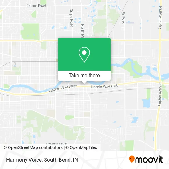 Mapa de Harmony Voice