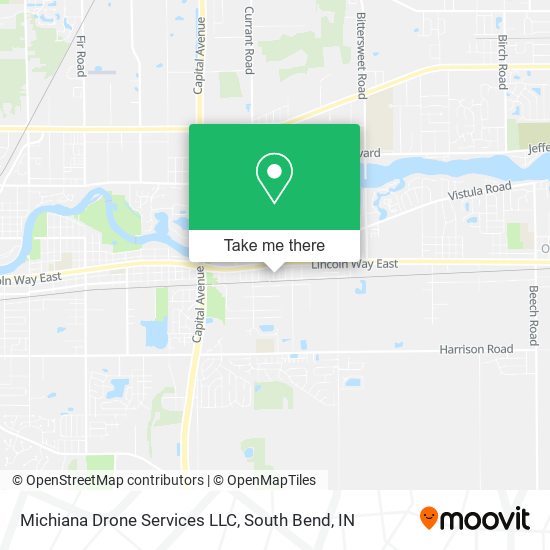 Mapa de Michiana Drone Services LLC