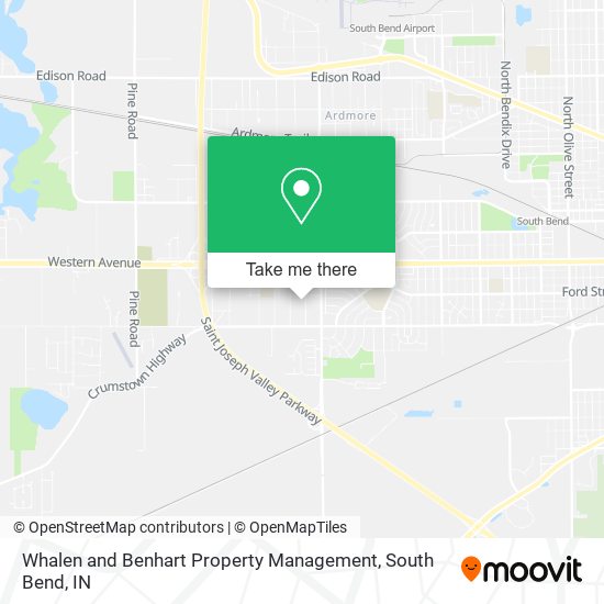 Mapa de Whalen and Benhart Property Management