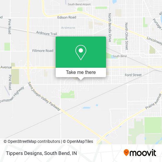 Mapa de Tippers Designs