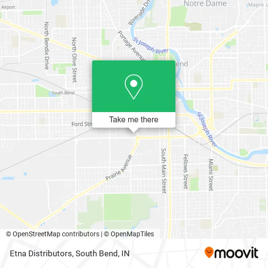 Etna Distributors map
