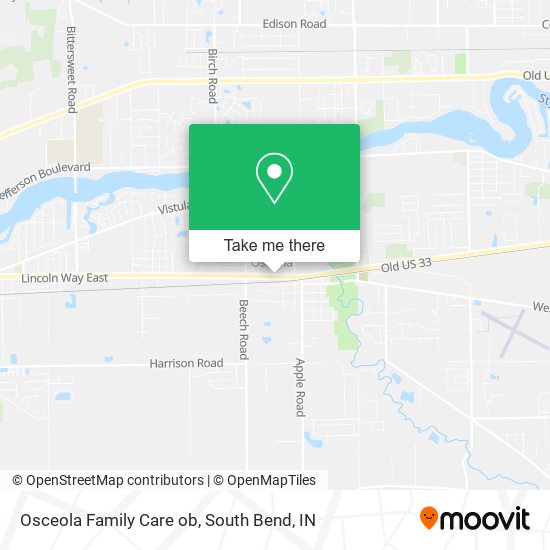 Osceola Family Care ob map