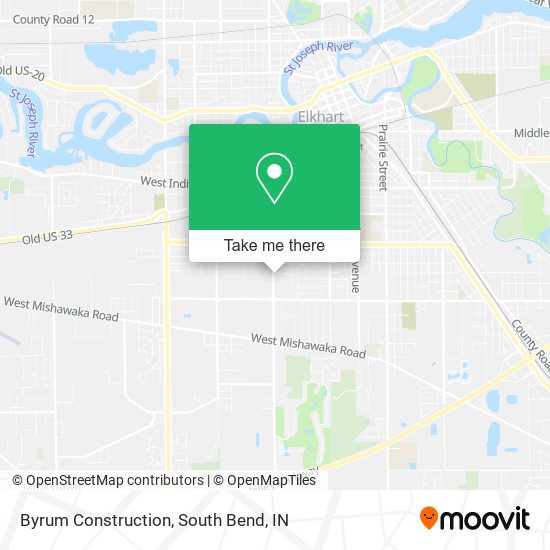 Byrum Construction map