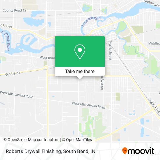 Roberts Drywall Finishing map