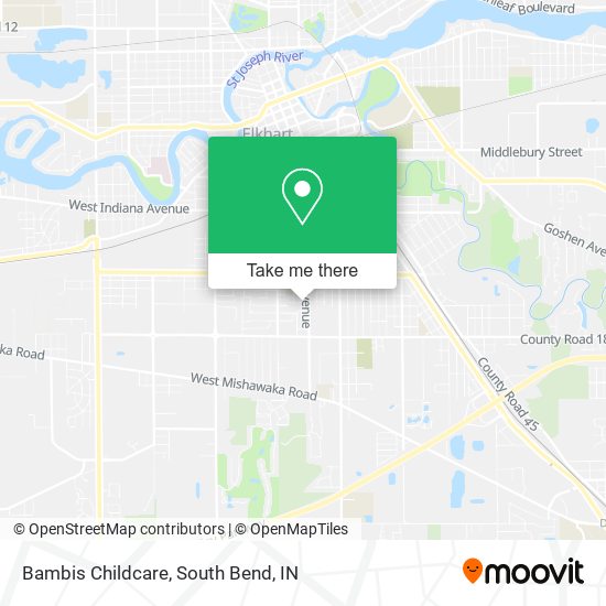 Bambis Childcare map