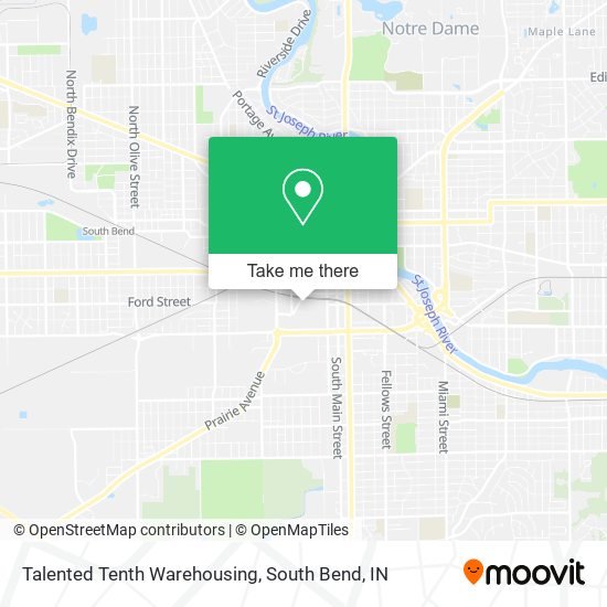 Talented Tenth Warehousing map