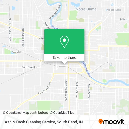 Mapa de Ash N Dash Cleaning Service