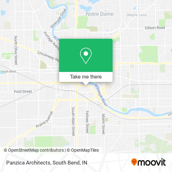 Panzica Architects map