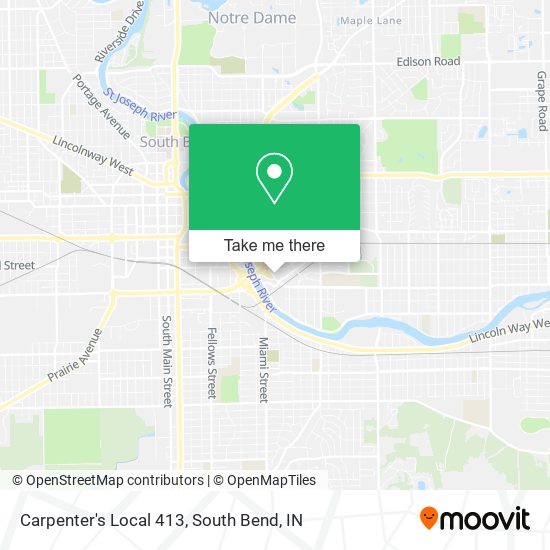 Carpenter's Local 413 map