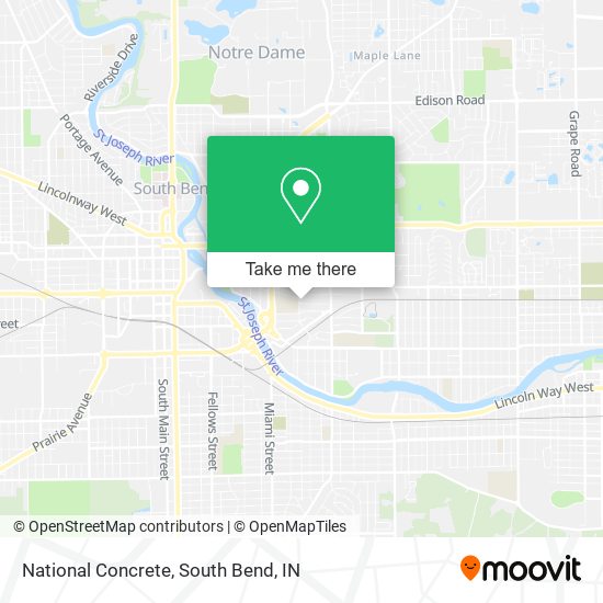 National Concrete map