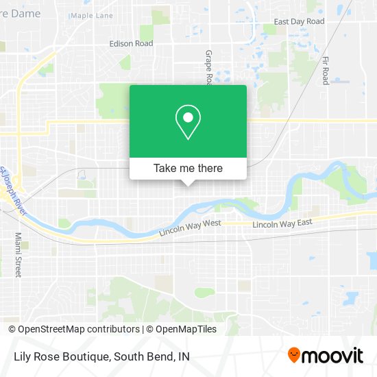 Mapa de Lily Rose Boutique