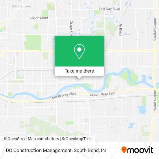 DC Construction Management map