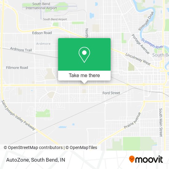 AutoZone map