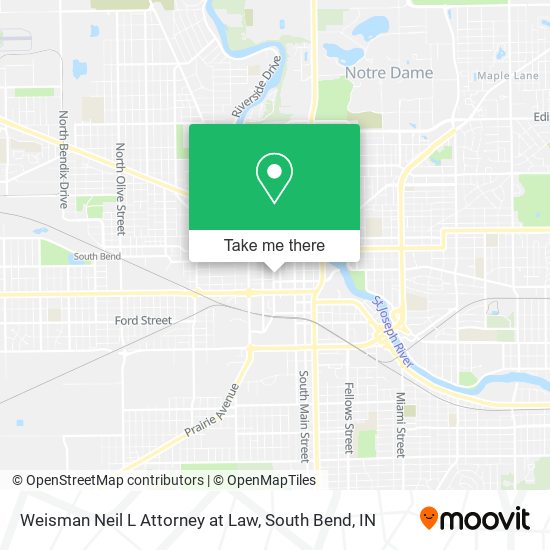 Weisman Neil L Attorney at Law map