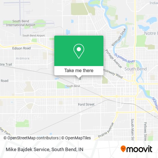 Mike Bajdek Service map