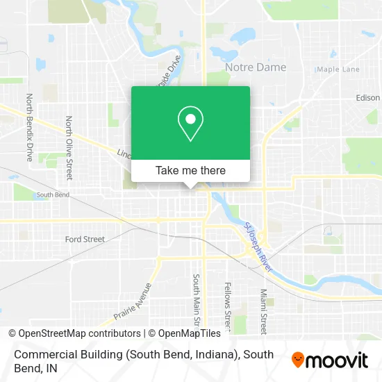 Commercial Building (South Bend, Indiana) map